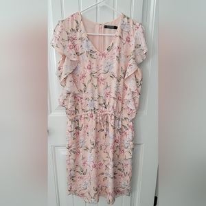 Ralph Lauren Pink Floral Dress Size 6